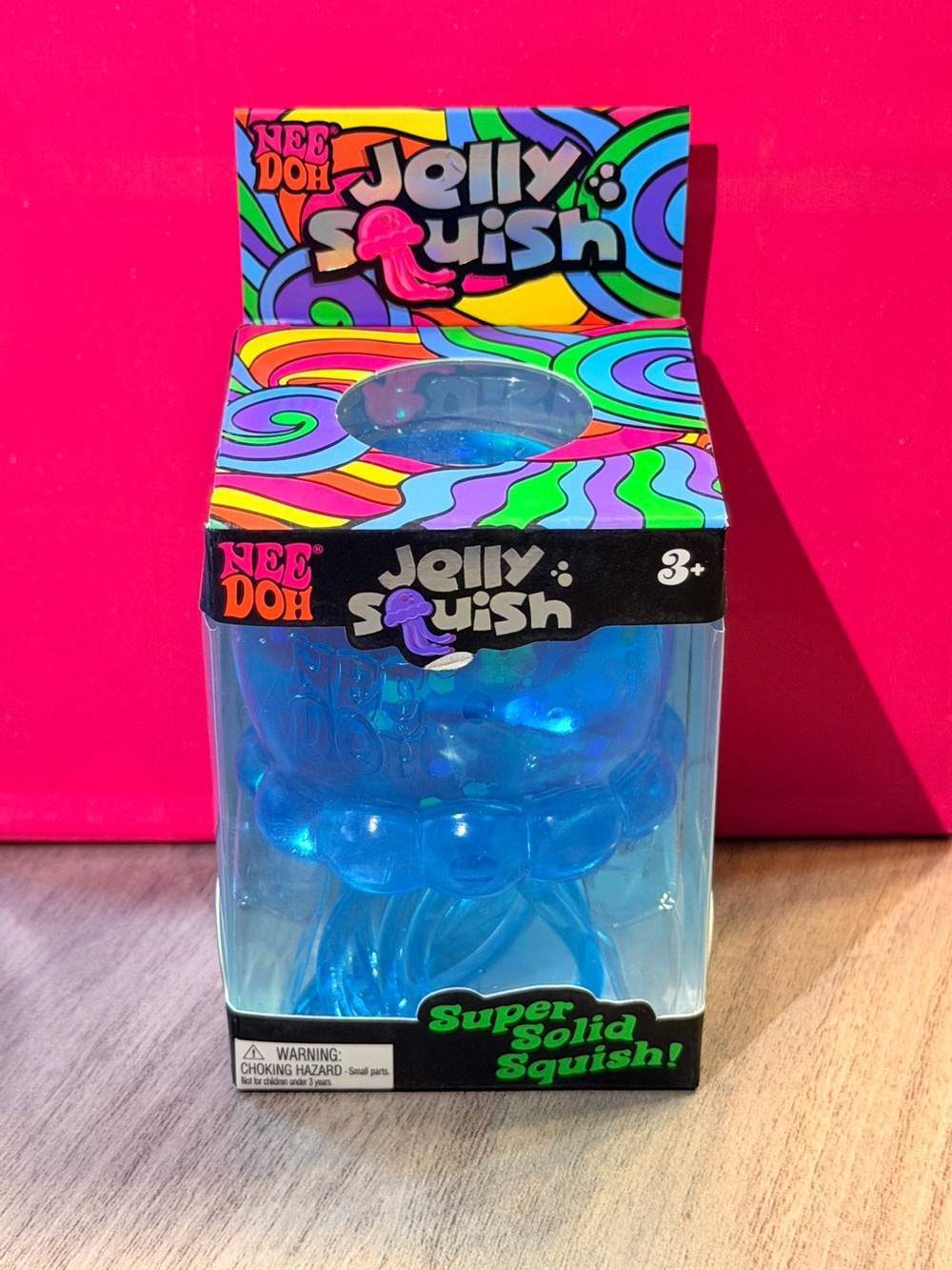 Authentic NeeDoh Jelly Squishy-Blue